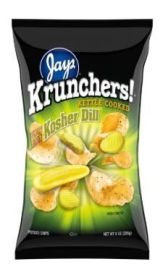 Krunchers Kosher Dill Flavored Kettle Cooked Potato Chips