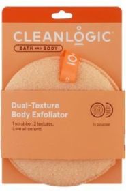 Cleanlogic Body Care Body Exfoliator, Dual-Texture