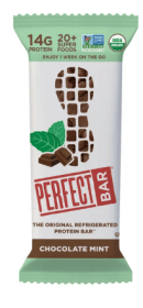 Perfect Snacks Chocolate Mint Peanut Butter Protein Bar, Gluten-Free