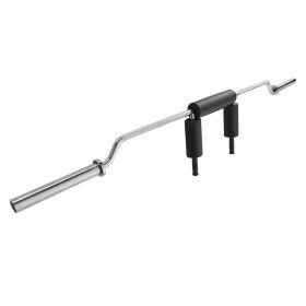 VEVOR Safety Squat Bar, 700 LBS Fitness Squat Bar, Safety Squat Bar Attachment with Shoulder and Arm Pads, 28mm Diameter Weight Bar, Ideal for Front S