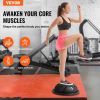 VEVOR Half Exercise Ball Trainer, 23 inch Balance Ball Trainer, 660 lbs Capacity Stability Ball, Yoga Ball with Resistance Bands and Pump, Strength Fi