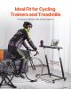 Mobile Cycling Desk Foldable Bike Trainer Fitness Desk with Lockable Wheel