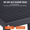 VEVOR Plyometric Jump Box, 12 Inch Plyo Box, Steel Plyometric Platform and Jumping Agility Box, Anti-Slip Fitness Exercise Step Up Box for Home Gym Tr