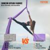 VEVOR Aerial Yoga Hammock & Swing, 4.4 Yards, Yoga Starter Kit with 100gsm Nylon Fabric, Full Rigging Hardware and Easy Set-up Guide, Antigravity Flyi