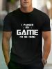 Heavyweight Cotton T-shirt, Durable Material, Letter Printed Design, Ideal for Fitness Enthusiasts and Gym Goers.